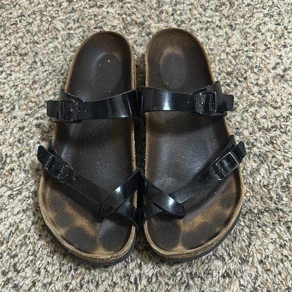 Birkenstock Black Sandals size 39/9 - Picture 1 of 7